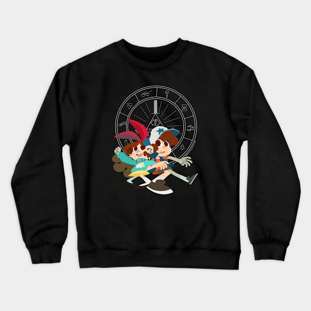 Pine twins Crewneck Sweatshirt by DeAnimation